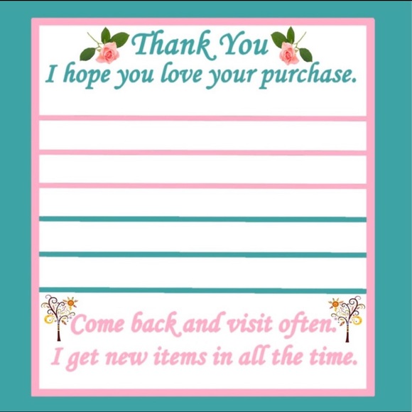 50 3x3 Thank You / Appreciation Card PRICE IS FIRM - Picture 3 of 4